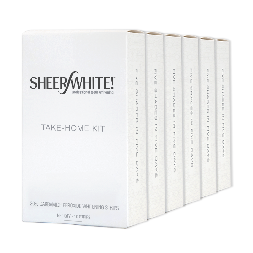 Sheer White! Take-Home Whitening Strips