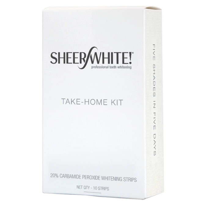 Sheer White! Take-Home Whitening Strips